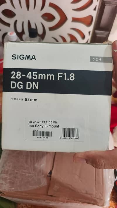 Sigma 28-45 mm F1.8 Dg dn sony mont
