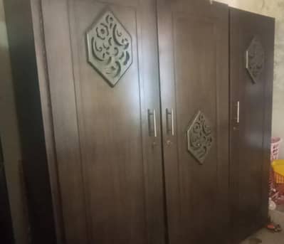 Bed dressing side Table and wardrobe