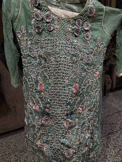 beautiful chiffon dress| wedding dress| wore it once
