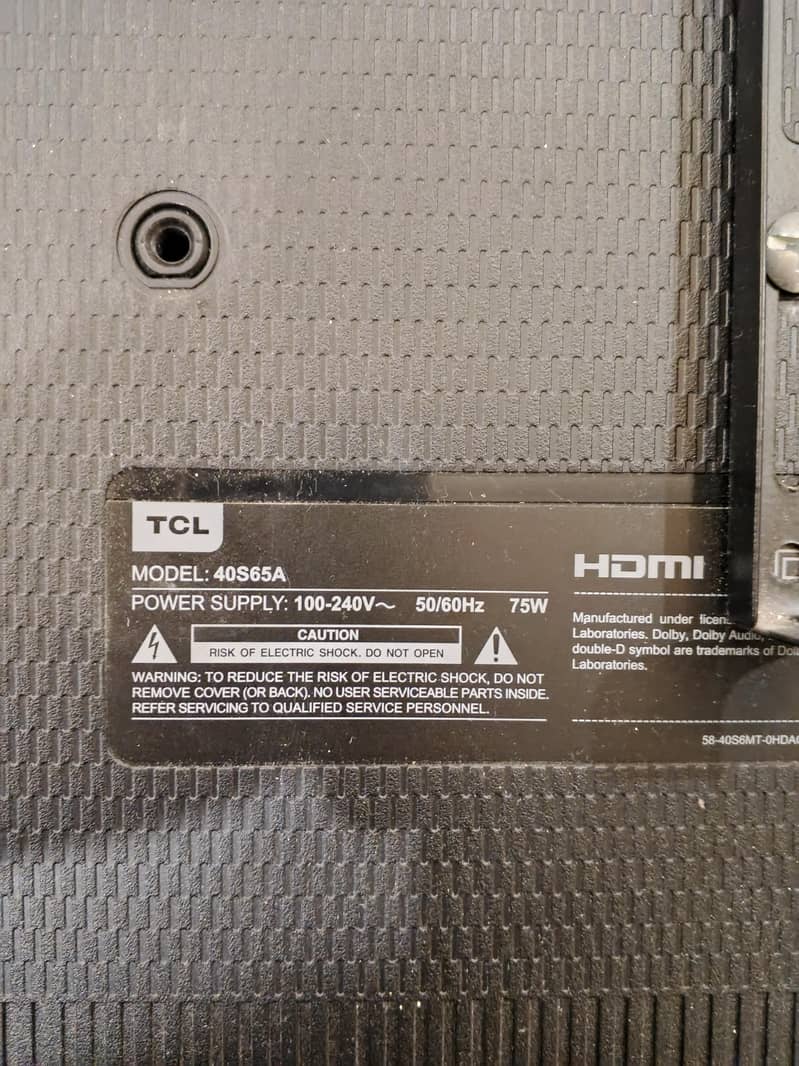 TCL 40inch Smart LED 5