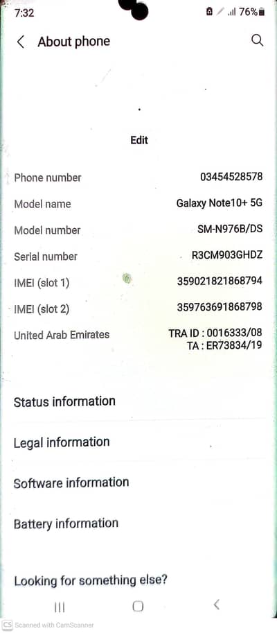 Samsung Mobile Note 10 Plus Dual sim Physical. 256 Gb55