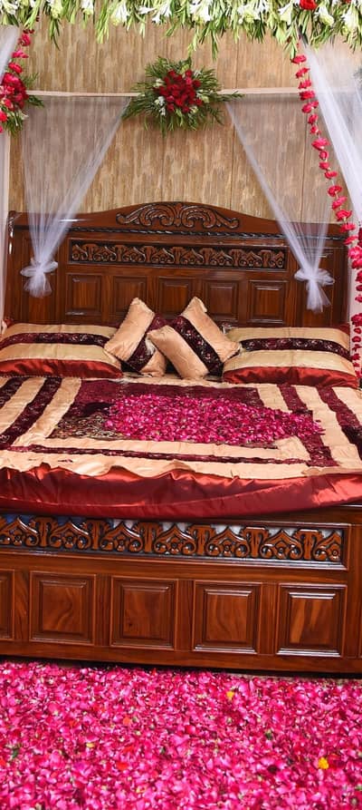 bridal bed sheet