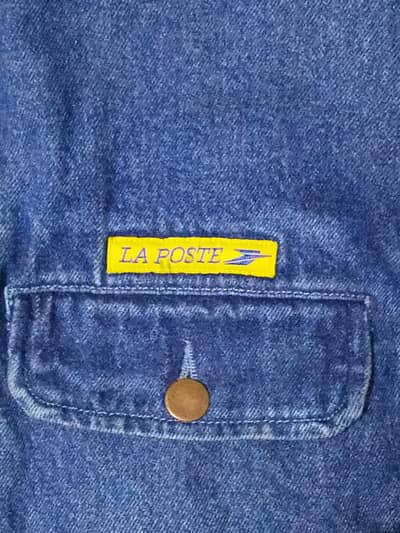 VINTAGE LA POSTE x ARMOUR-LUX Denim BOXY JACKET