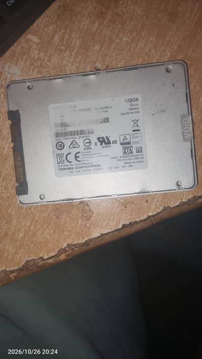 Toshiba SSD 120gb  Whatsapp number 03004431361