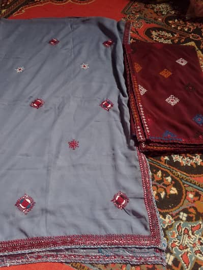 hand made chadar and dresss