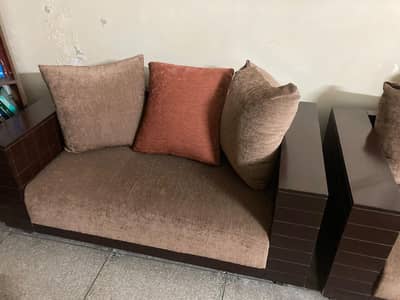 wooden sofa set
