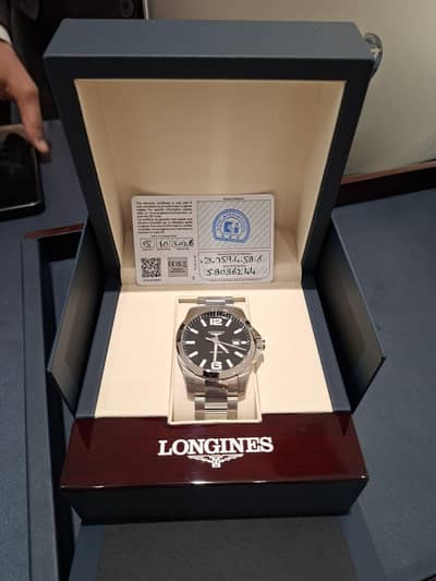 Longines Conquest 41mm Quartz Watch - Active International Warranty