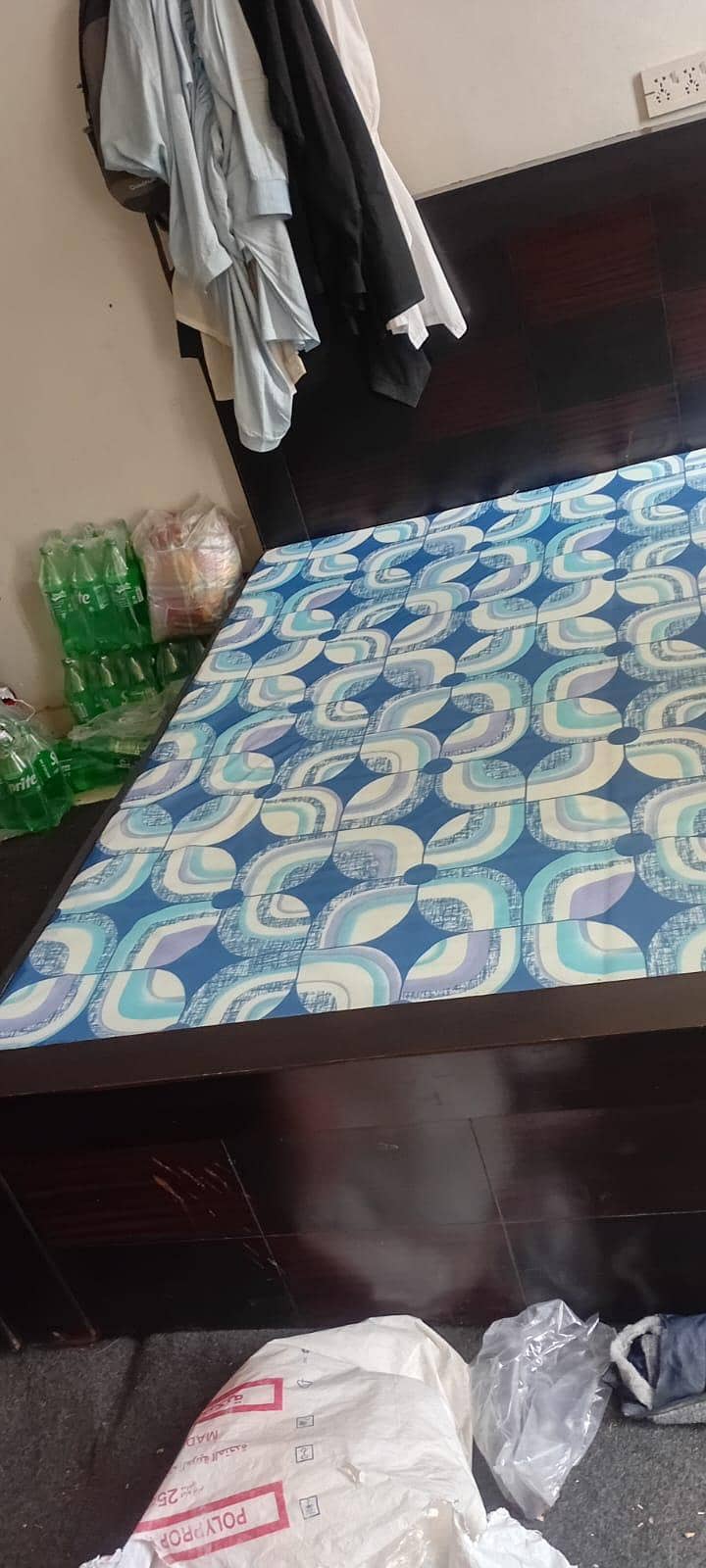 bed with mattress 1