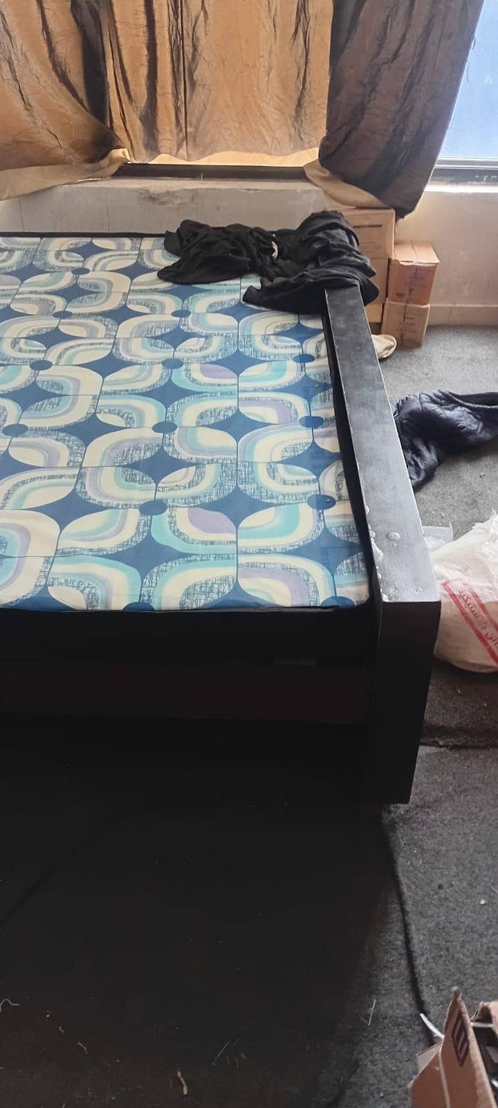 bed with mattress 3