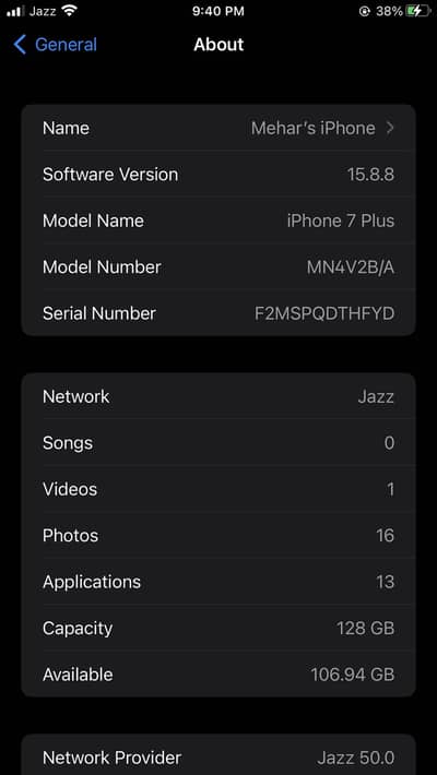 Apple iPhone 7 Plus 8/128
