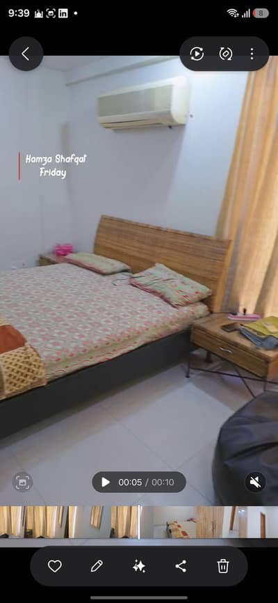 Metal Bed set Imported with Mattress