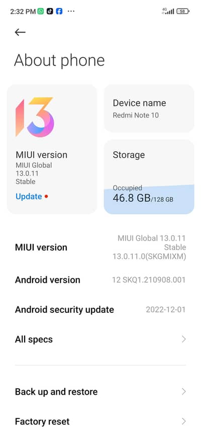 Xiaomi Redmi Note 10 Pro