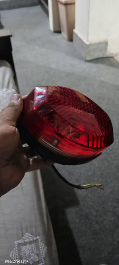 back light indicator cover and mufler cover