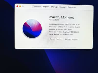 MacBook pro 13’ Early 2015