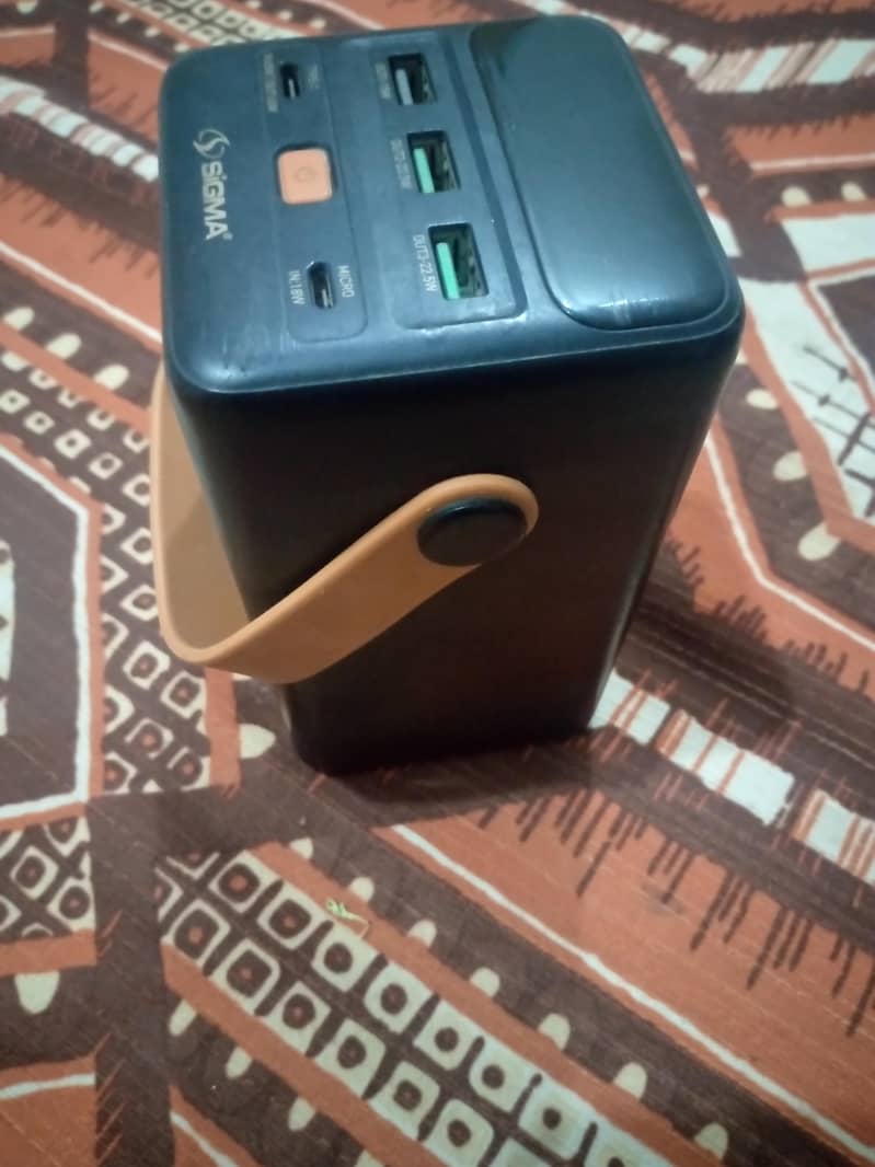 Sigma 50000mAh 65w PD powerstation with touch stand -6-7times backup ...