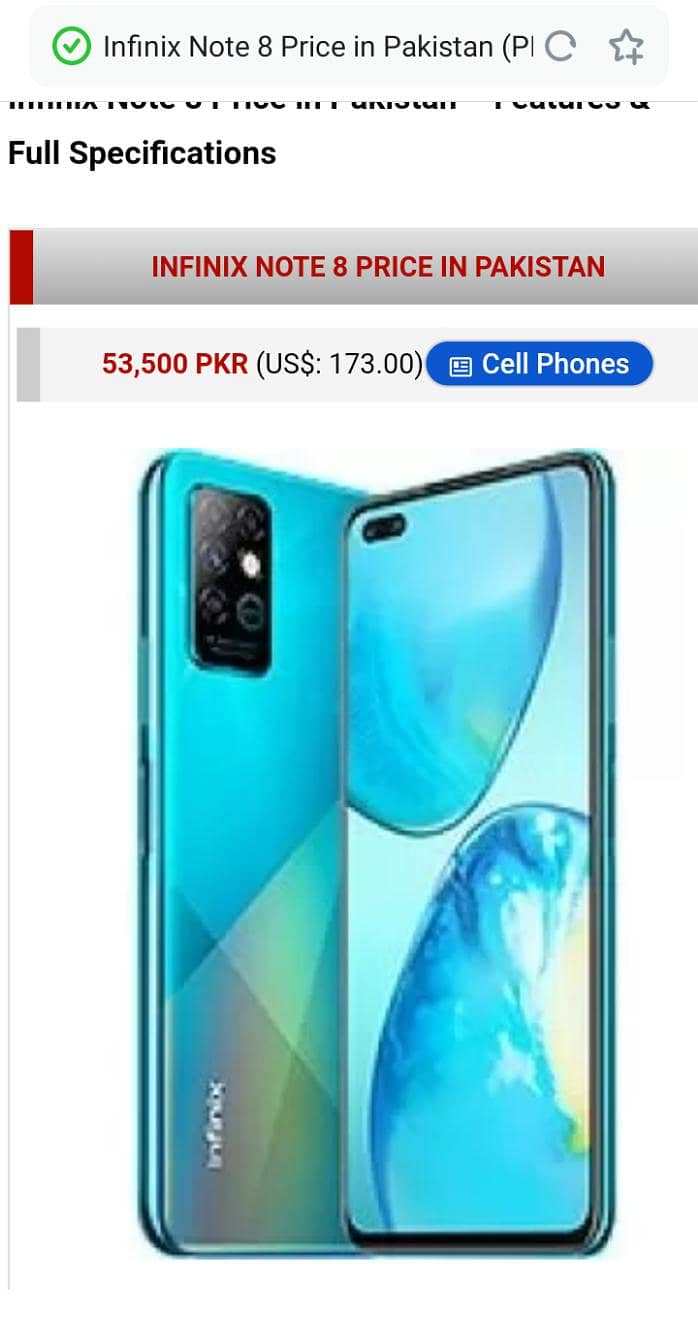 Infinix Note 8 0