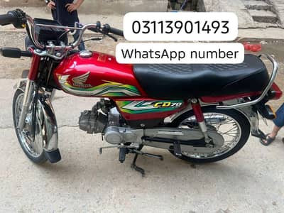 Honda CD 70 cc urgent for sale model 2023