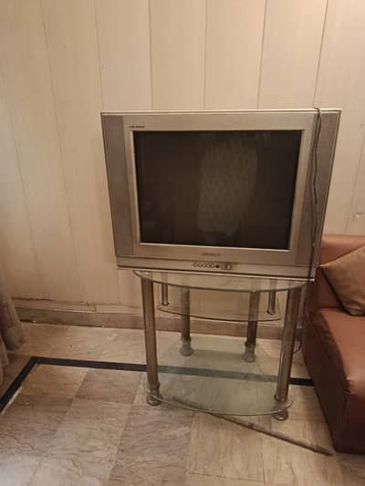 Samsung 29 inch tv with trolley