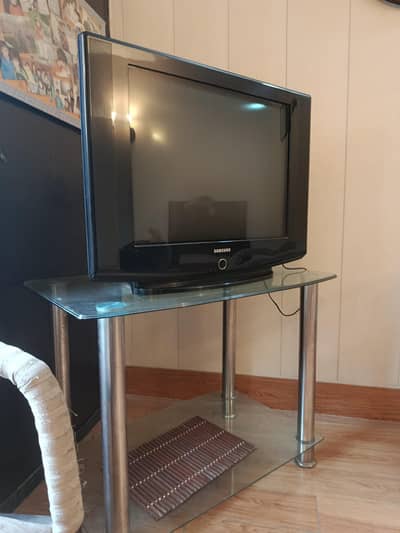 Samsung 29 inch flat screen tv with trolley