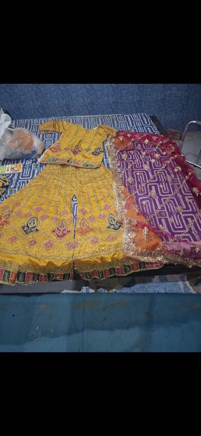 Mhendi bridal dress brand new 3 piece