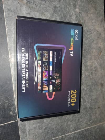 shoq tv ptcl  android box orginal pin packed
