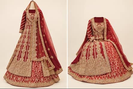 Bridal Lehnga - slightly used only for 2-3 hours