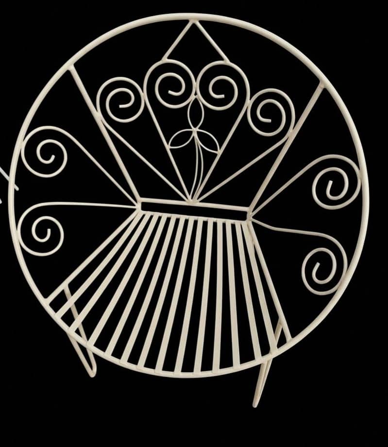 Solid Steel Garden Chairs 0