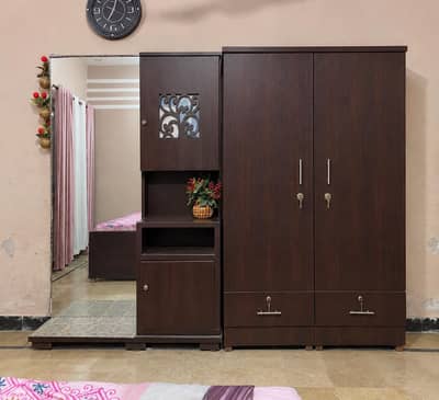 dressing/ 2 different wardrobe and book shelf and crockery cabnit