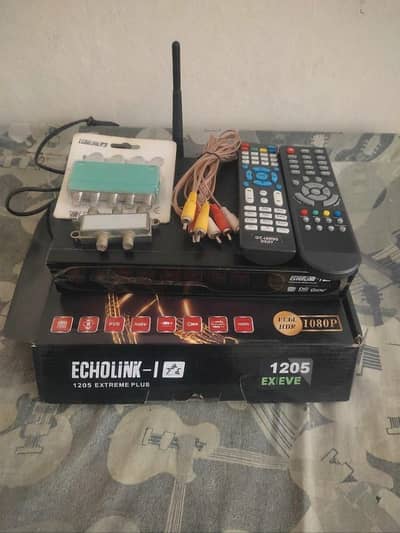 Dish 4 fit and full HD receiver complete set