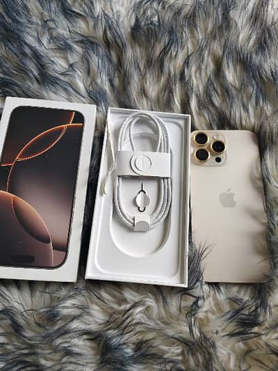 iPhone 16 pro max PTA approved with complete box for sale ma