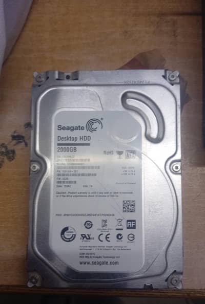 Seagate 2TB Desktop HDD – SATA Hard Drive