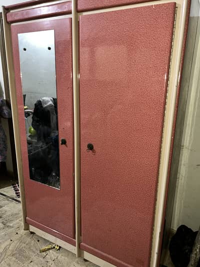 2 Door Cupboard with Mirror