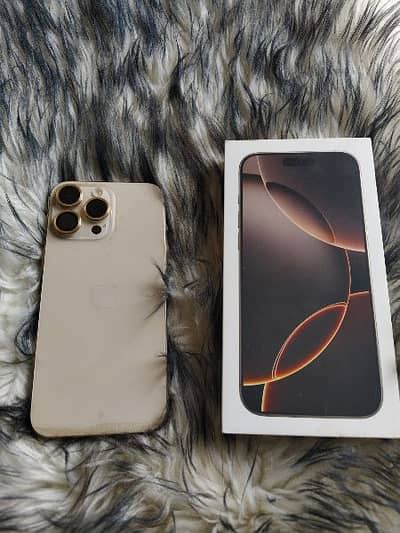 iPhone 16 pro max PTA approved with complete box for sale