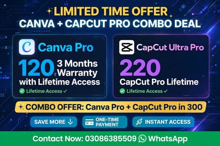 Canva + Capcut Pro