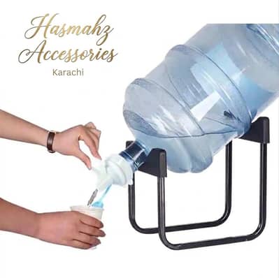 Metal Bottle Stand with Nozzle for 19L Water Bottle