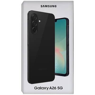 Samsung Mobile A26 5g 8gb ram 256 gb storage back glass body premimum