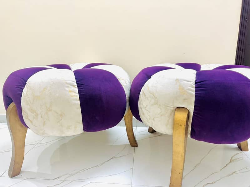 Backless Sofa Set Pair 1