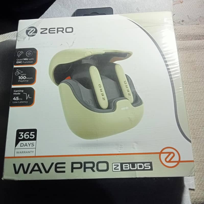 Zero Wave Pro Earbuds Ivory Gray 0