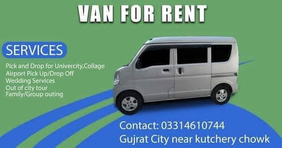 Every Van for pick and drop