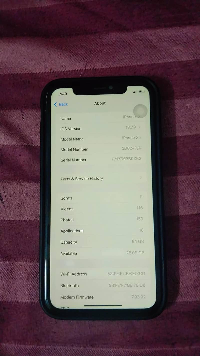 Apple iPhone XR 8