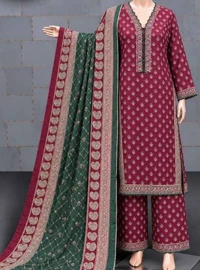 khaddar 3pc