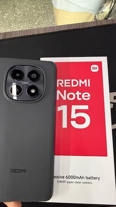 Xiaomi Redmi Note 15 just Box opened in Full warranty