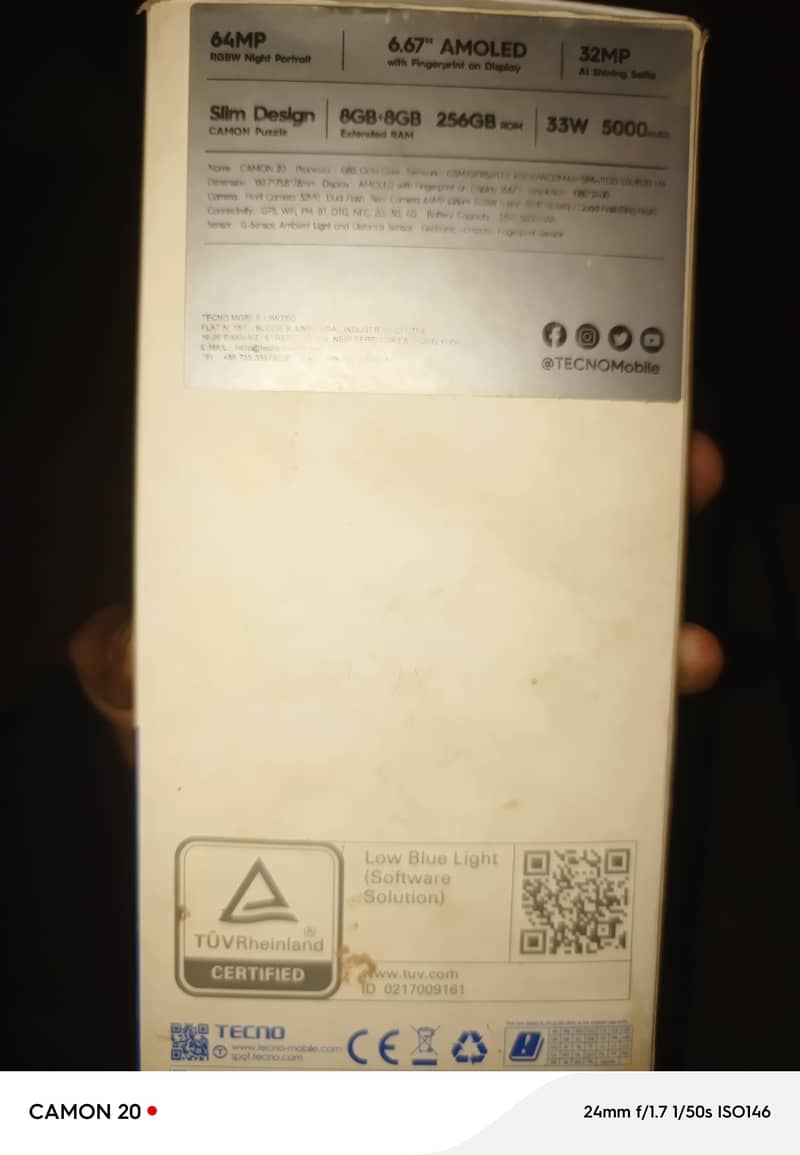 Tecno CAMON 20 12