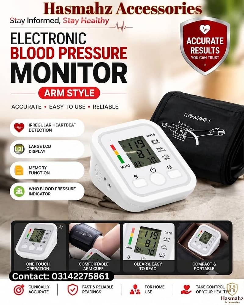 Digital Blood Pressure Monitor - Other Home Appliances - 1120913344