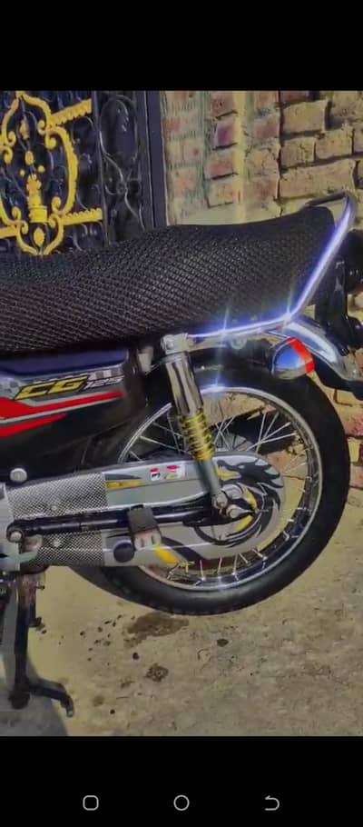honda 125 model 2024 black color new conditions