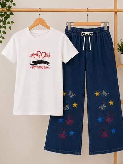 Imported Western Style Baggy pant & China Short Shirt