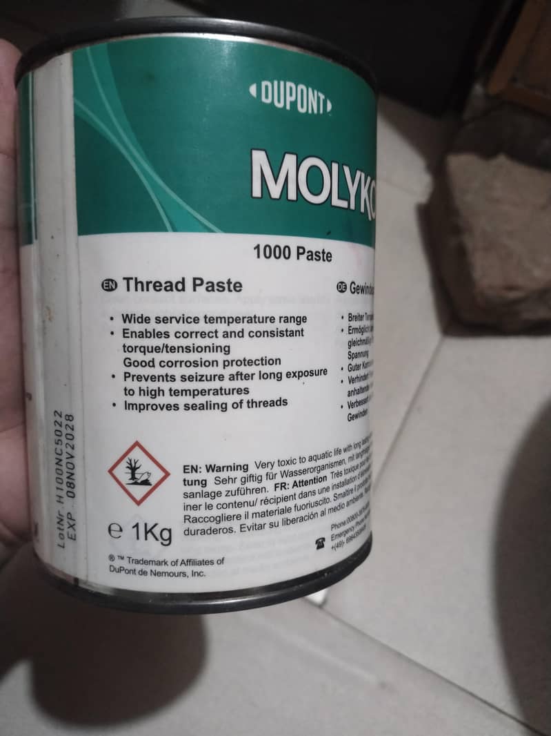 molikote 1000 plus 0