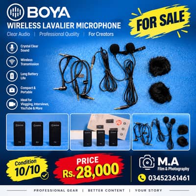 BOYA BY-XM6 S2 wireless microphone