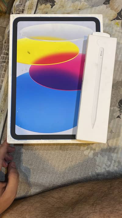 iPad (A16-wifi) 128GB Brand New Blue colour & apple pencil