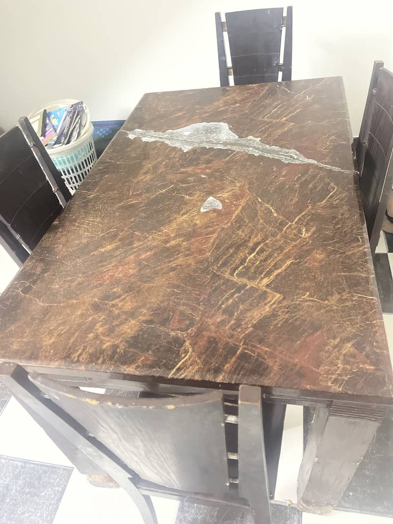 Dining table with chair 0